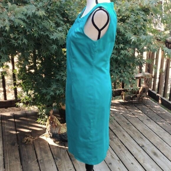 Calvin Klein Cotton Sheath Dress - Picture 4 of 10